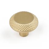Buton pentru mobila Nola, finisaj alama mata CB, Ø:30 mm
