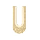 Maner pentru mobila Dax, finisaj alama mata CB, 32 mm