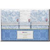 Set cadou prosoape Imabari -  100% bumbac premium, 2 prosoape de față, 1 prosop de mâini, fabricat în Japonia