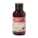 Sampon, Gel de Dus Travel Size cu Capsuni si Aloe, - Family Bioearth, 100 ml