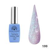 Oja semipermanenta Twilight Glitter 8ml, 199