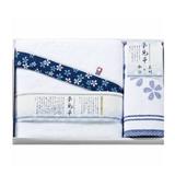Set premium Imabari – 2 prosoape japoneze 100 % bumbac: prosop baie + prosop maini, made in Japan