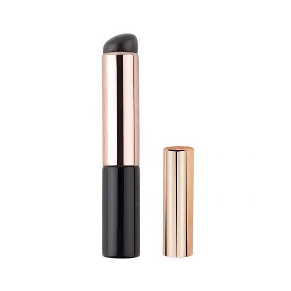 Aplicator de silicon 3 în 1 pentru gradient, fixarea decorurilor și aplicarea pigmentilor/pudrelor, negru mare