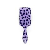 Perie pentru par, dreptunghiulara, Leopard,  Mov