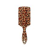 Perie pentru par, dreptunghiulara, Leopard, Maro