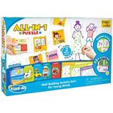Set puzzle cu activitati educative. All-in-1 puzzle