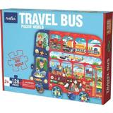 Puzzle, autobuzul cu etaj, 128 piese, Travel Bus 