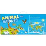 Harta vorbitoare in limba engleza: Animalele lumii. Animal World