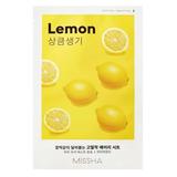 Masca Tip Servetel cu Extract de Lamie - Missha Airy Fit Sheet Face Mask - Lemon, 19 g