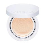Fond de Ten Compact - Missha Magic Cushion Moist Up SPF50+ PA +++ , nuanta 21 Light Beige, 15 ml