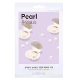 Masca Tip Servetel cu Extract de Perla pentru Ten Obosit - Missha Airy Fit Sheet Face Mask - Pearl, 19 g