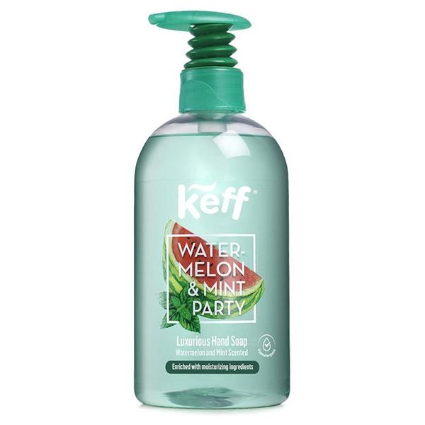 Sapun Lichid pentru Maini - Keff Watermelon & Mint Party, 500 ml