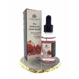 Ulei uscat pentru cuticule cu pipetă, aromă de rodie, Global Fashion, 30 ml