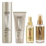 Oferta Black Friday 2025: Londa Professional Fiber Infusion Keratin: Sampon 250 ml, Tratament Reconstructiv 200 ml, Ulei Argan 30 ml + Ulei Argan 100 ml