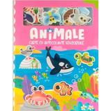 Animale. Carte cu autocolante senzoriale, editura Litera