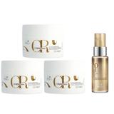 Oferta Black Friday 2025: 3 x Masca pentru Par Neted si Stralucitor - Wella Professionals Oil Reflections Luminous Reboost Mask,150 ml + Ulei Reconstructiv, 30 ml