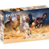 Puzzle 1000: Horses Running in the Desert