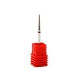 Bit de diaamant pentru cuticulă, con, brâu roșu 847/018R
