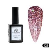 Oja semipermanentă Global Fashion, Gel polish Elite Glow 15 ml, 126