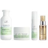 Oferta Black Friday 2025: Wella Professionals Elements: Sampon 250 ml, Masca 150 ml, Spray 150 ml + Ulei Reconstructiv, 30 ml