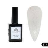 Oja semipermanentă Global Fashion, Gel polish Elite Glow 15 ml, 114