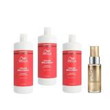 Oferta Black Friday 2025: 3 x Sampon pentru Par Vopsit cu Fir Gros - Wella Professionals Invigo Color Brilliance Coarse, 1000 ml + Ulei Reconstructiv 30 ml