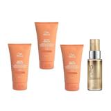 Oferta Black Friday 2025: 3 x Masca Hranitoare cu Efect de Incalzire pentru Par Uscat - Wella Professionals Invigo Nutri-Enrich Warming Express Mask, 150 ml + Ulei Reconstructiv 30 ml