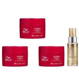 Oferta Black Friday 2025: 3 x Masca de Reparare Intensiva cu AHA & Omega 9 pentru Par Deteriorat - Wella Professionals Ultimate Repair Mask, 150 ml + Ulei Reconstructiv 30 ml