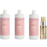 Oferta Black Friday 2025: 3 x Sampon cu Pigment Violet pentru Neutralizarea Tonurilor de Galben - Wella Professionals Invigo Blonde Recharge, 1000 ml + Ulei Reconstructiv 30 ml