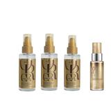 Oferta Black Friday 2025: 3 x Ulei pentru Stralucire pentru Toate Tipurile de Par - Wella Professionals Oil Reflections Luminous Smoothening Oil, 100 ml + Ulei Reconstructiv 30 ml 