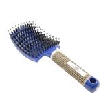 Perie de păr largă cu peri naturali Global Fashion 1501 albastru