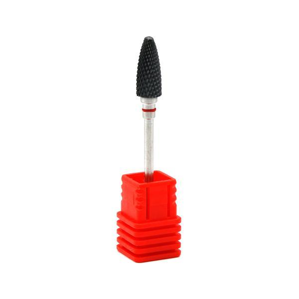 Duză ceramică neagră, brâu roșu 6410701