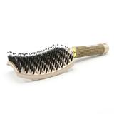 Perie cu peri naturali Global Fashion 1509, Gold