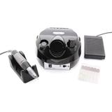 Pilă electrică manichiură și pedichiură BEE NAILS, 202D, cu display, 65w, 45000 rpm, negru