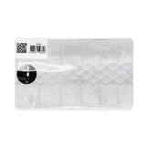Tipsuri de gel „Diamante 3D”, pătrat conic, 05, 120 buc, 12 dimensiuni