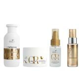 Oferta Black Friday 2025: Wella Professionals Oil Reflections Luminous: Sampon 250 ml, Balsam 150 ml, Ulei 30 ml + Ulei Reconstructiv 30 ml
