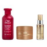 Oferta Black Friday 2025: Wella Professionals Ultimate Smooth & Repair: Sampon Reparator 250 ml, Masca Hidratanta 150 ml + Ulei Reconstructiv 30 ml