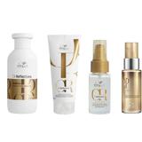 Oferta Black Friday 2025: Wella Professionals Oil Reflections Luminous: Sampon 250 ml, Balsam 200 ml, Ulei 30 ml + Ulei Reconstructiv 30 ml