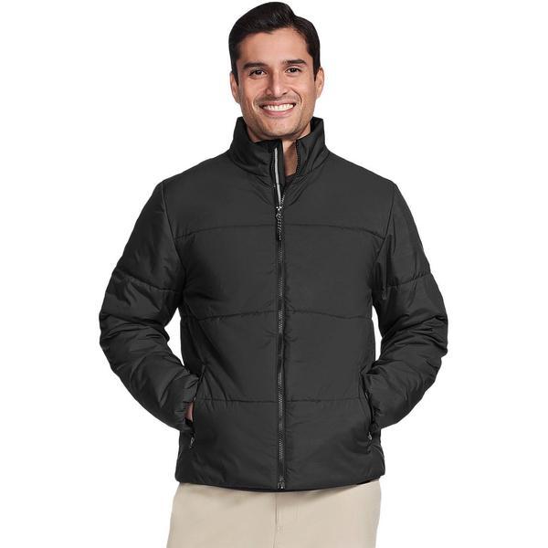 Geaca barbati Skechers GO SHIELD Cozy Fit Traverse Down Jacket JA389-BLK, XL, Negru