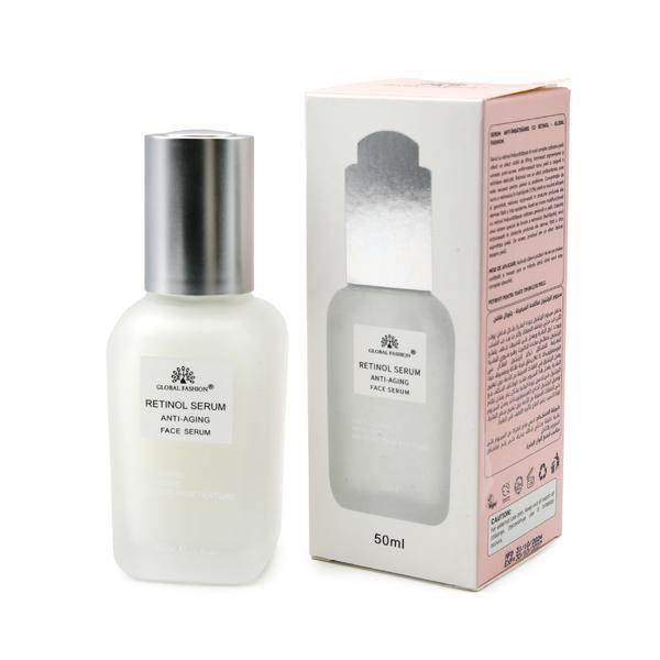 Ser pentru față anti-îmbătrânire cu retinol, Global Fashion, Retinol Serum Anti-Aging Face Serum, 50 ml