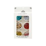 Set 6 decoratiuni, Paiete multicolore pentru unghii