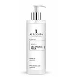 Lapte Demachiant cu Acid Hialuronic pentru Toate Tipurile de Ten - Cosmetica Afrodita Clean Up Gentle Cleansing Milk Make-up Remover, 190 ml