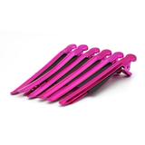 Cleme pentru par, Metal, Roz - 12 buc