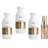 Oferta Black Friday 2025: 3 x Sampon pentru Par Neted si Stralucitor - Wella Professionals Oil Reflections Luminous Reveal, 250 ml + Ulei Reconstructiv, 30 ml