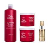 Oferta Black Friday 2025: Wella Professionals Ultimate Repair: Sampon 1000 ml, Balsam 500 ml, Masca 500 ml + Ulei Reconstructiv, 30 ml