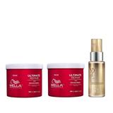 Oferta Black Friday 2025: 2 x Masca de Reparare Intensiva cu AHA & Omega 9 pentru Par Deteriorat - Wella Professionals Ultimate Repair Mask, 500 ml + Ulei Reconstructiv 30 ml