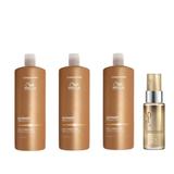 Oferta Black Friday 2025: 3 x Balsam Hidratant pentru Par Uscat si Lipsit de Stralucire - Wella Professionals Ultimate Smooth cu Efect Anti-electrizare, 1000 ml + Ulei Reconstructiv 30 ml
