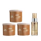 Oferta Black Friday 2025: 3 x Masca Hidratanta pentru Par Uscat, Lipsit de Stralucire, Squalan&Omega 9 - Wella Professionals Ultimate Smooth, 500  ml + Ulei Reconstructiv 30 ml