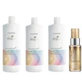 Oferta Black Friday 2025: 3 x Sampon pentru Par Vopsit de Mentinere a Culorii si Fortifiere - Wella Professionals Color Motion+, 1000 ml + Ulei Reconstructiv 30 ml
