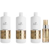 Oferta Black Friday 2025: 3 x Sampon pentru Par Neted si Stralucitor - Wella Professionals Oil Reflections Luminous Reveal, 1000 ml + Ulei Reconstructiv, 30 ml